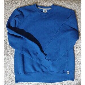 Blue Russell Large Pullover Sweatshirt
